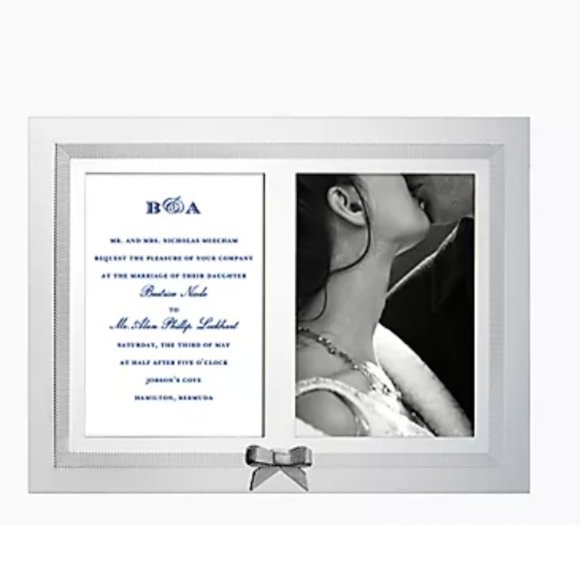 kate spade Grace Avenue Double Invitation wedding Frame new in box *PLEASE READ* - Picture 1 of 16